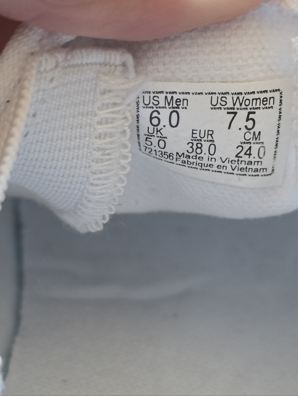 VANS Classic Check Slip-On Shoes Sz 7.5 Womens / 6 Mens Set 3 Low Top Sneakers - Picture 7 of 14